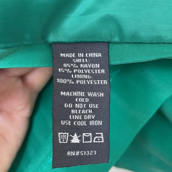 💕x2HP💕Vince Camuto Green blazer jacket - Picture 14 of 14